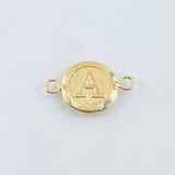 Herraje Letra A 0.4g / 1/2 in Oro Amarillo 18K