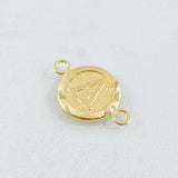 Herraje Letra A 0.35g / 1/2 in Oro Amarillo 18K