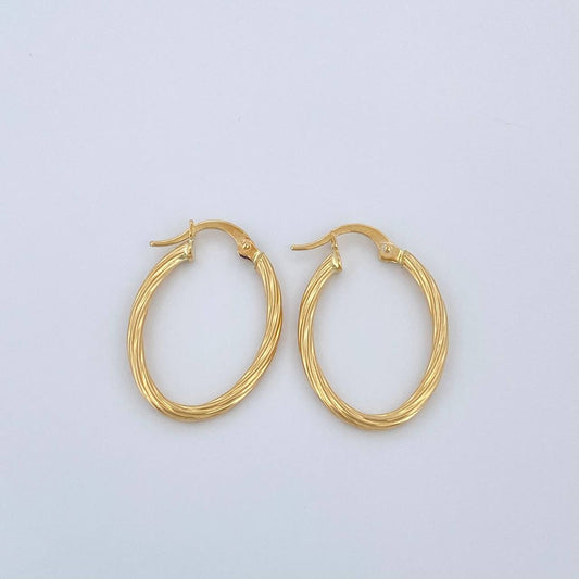Candongas Arielle 1.4gr / 1 in / Oro Amarillo 18K %