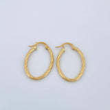 Candongas Arielle 1.4gr / 1 in / Oro Amarillo 18K %