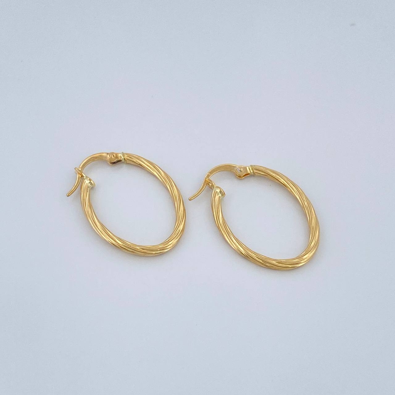 Candongas Arielle 1.4gr / 1 in / Oro Amarillo 18K %