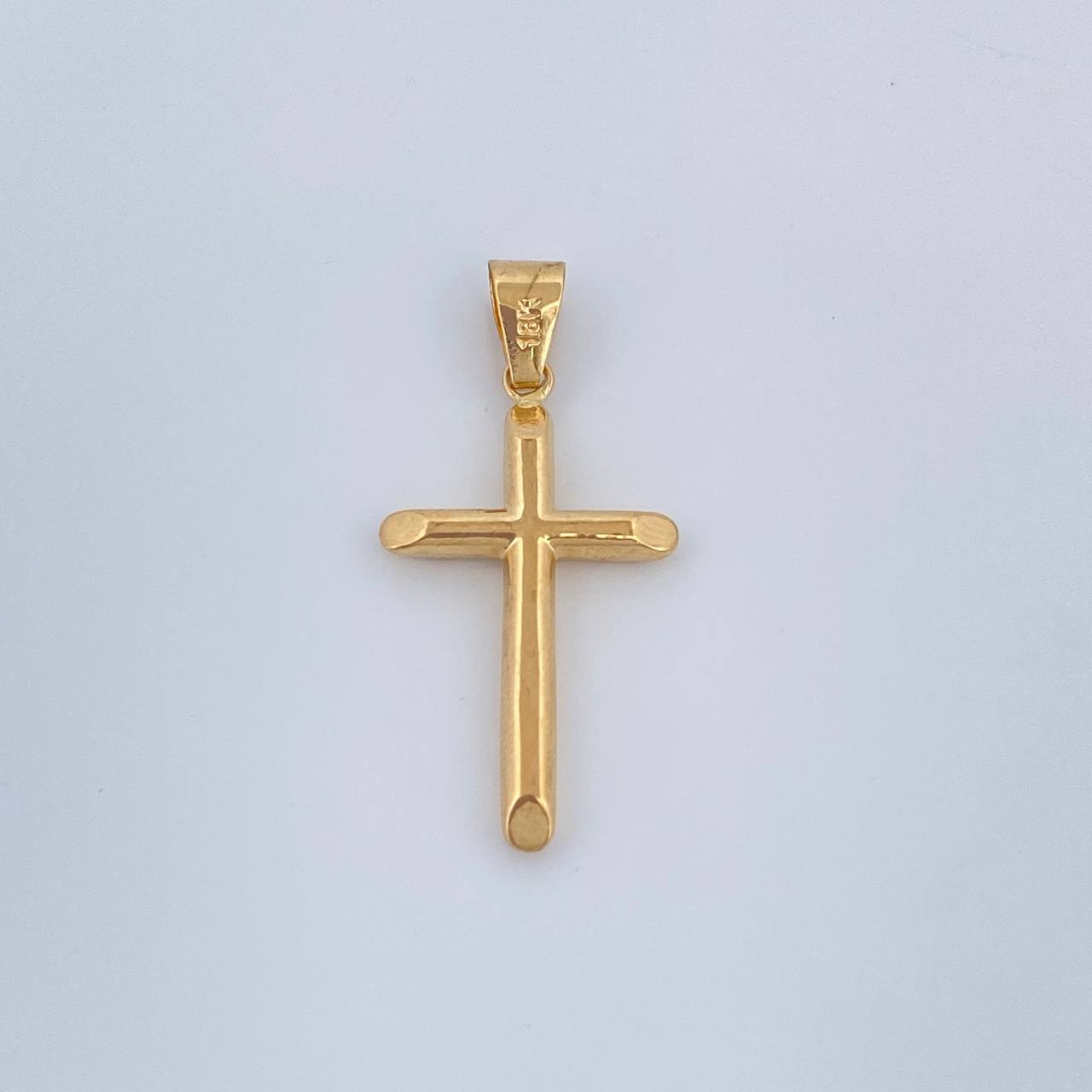 Dije Cruz 0.85gr / 1 1/2 in / Oro Amarillo 18K %