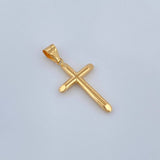 Dije Cruz 0.85gr / 1 1/2 in / Oro Amarillo 18K %