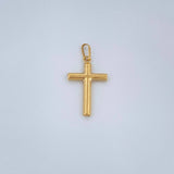 Dije Cruz 0.7gr / 1 1/4 in / Oro Amarillo 18K %