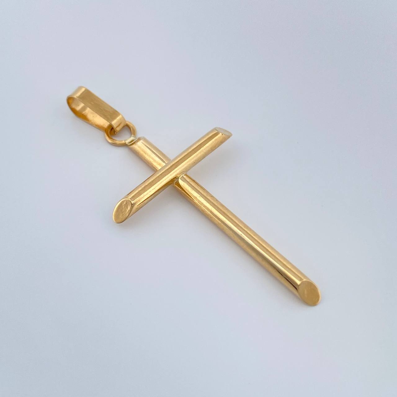 Dije Cruz 1.25gr / 1 3/4 in / Oro Amarillo 18K %