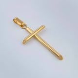 Dije Cruz 1.25gr / 1 3/4 in / Oro Amarillo 18K %