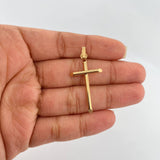 Dije Cruz 1.25gr / 1 3/4 in / Oro Amarillo 18K %