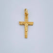 Dije Cruz Cristo 0.4gr / 3/4 in / Oro Amarillo 18K %
