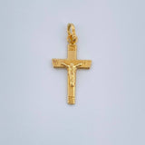 Dije Cruz Cristo 0.4gr / 3/4 in / Oro Amarillo 18K %
