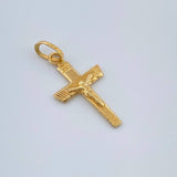 Dije Cruz Cristo 0.4gr / 3/4 in / Oro Amarillo 18K %