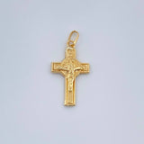 Dije Cruz Cristo 0.65gr / 1 in / Oro Amarillo 18K %