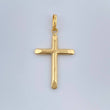 Dije Cruz 0.75gr / 1 1/2 in / Oro Amarillo 18K %