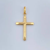 Dije Cruz 0.75gr / 1 1/2 in / Oro Amarillo 18K %