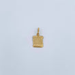 Dije Placa Pergamino 0.75gr / 1 in / Oro Amarillo 18K %