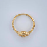 Anillo Trebol 2.15gr / T8 / Oro Amarillo 18K %