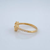 Anillo Trebol 2.15gr / T8 / Oro Amarillo 18K %