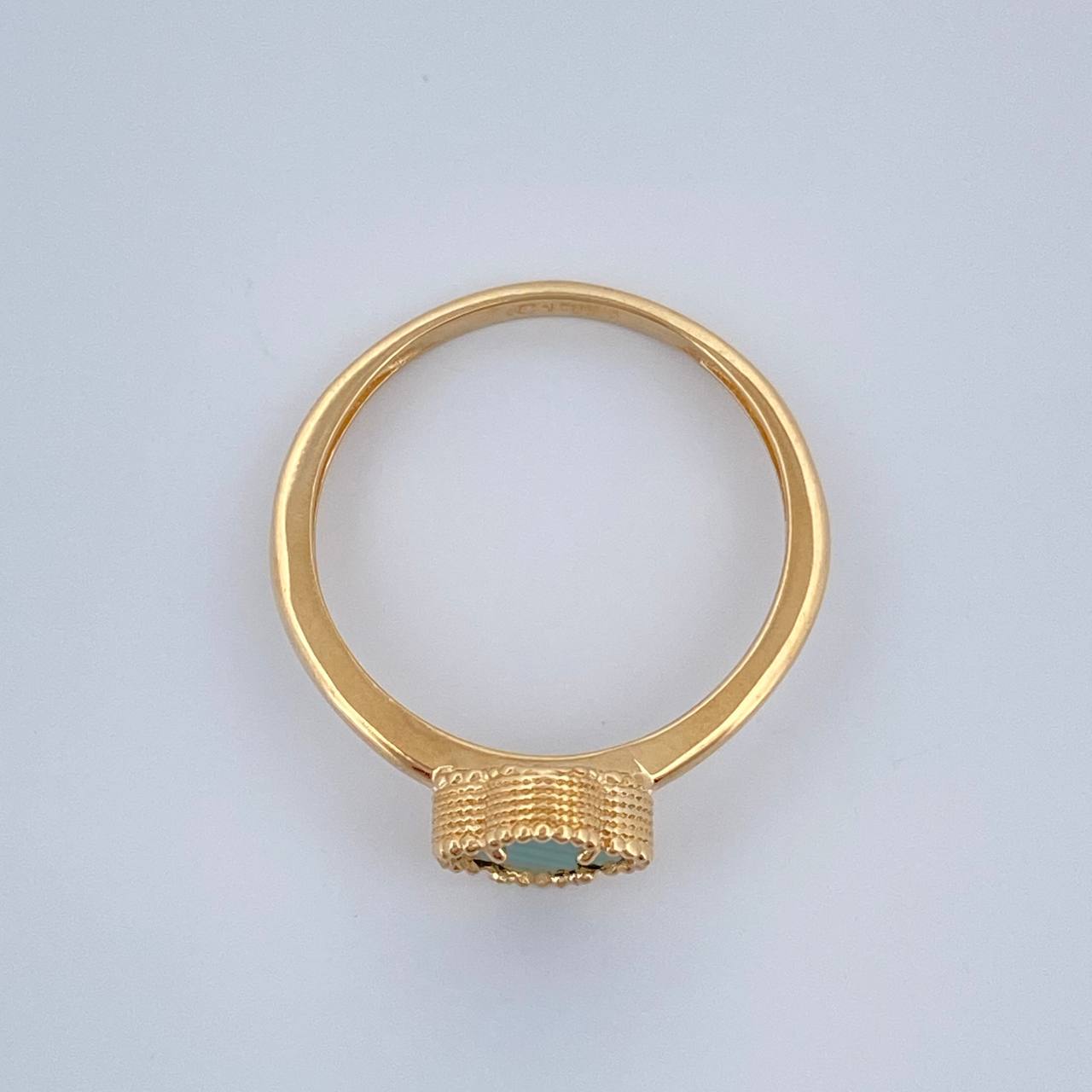 Anillo Trebol 2.15gr / T7 1/2 / Oro Amarillo 18K %