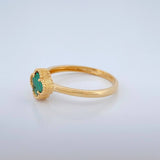 Anillo Trebol 2.15gr / T7 1/2 / Oro Amarillo 18K %