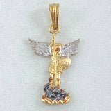 Pendant San Miguel Arcangel 1.7gr / 2.7cm (1.1in) / 18K Gold *