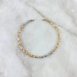 Bracelet Spiral Bipod 7.85gr / 20.5cm / 3.8mm Two Yellow White Gold ©