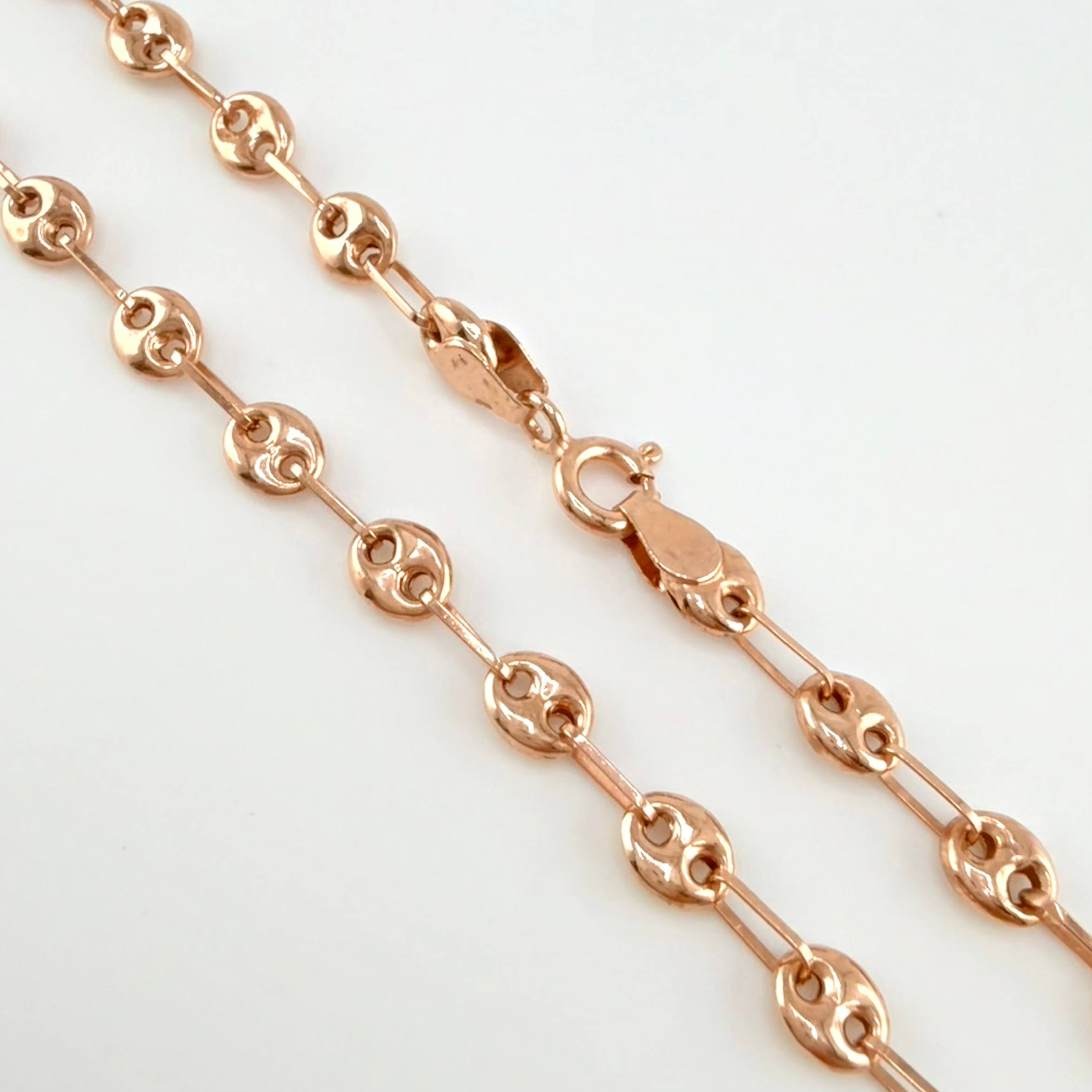 Cadena GC 5.75gr / 4.1mm Oro Rosa 18K