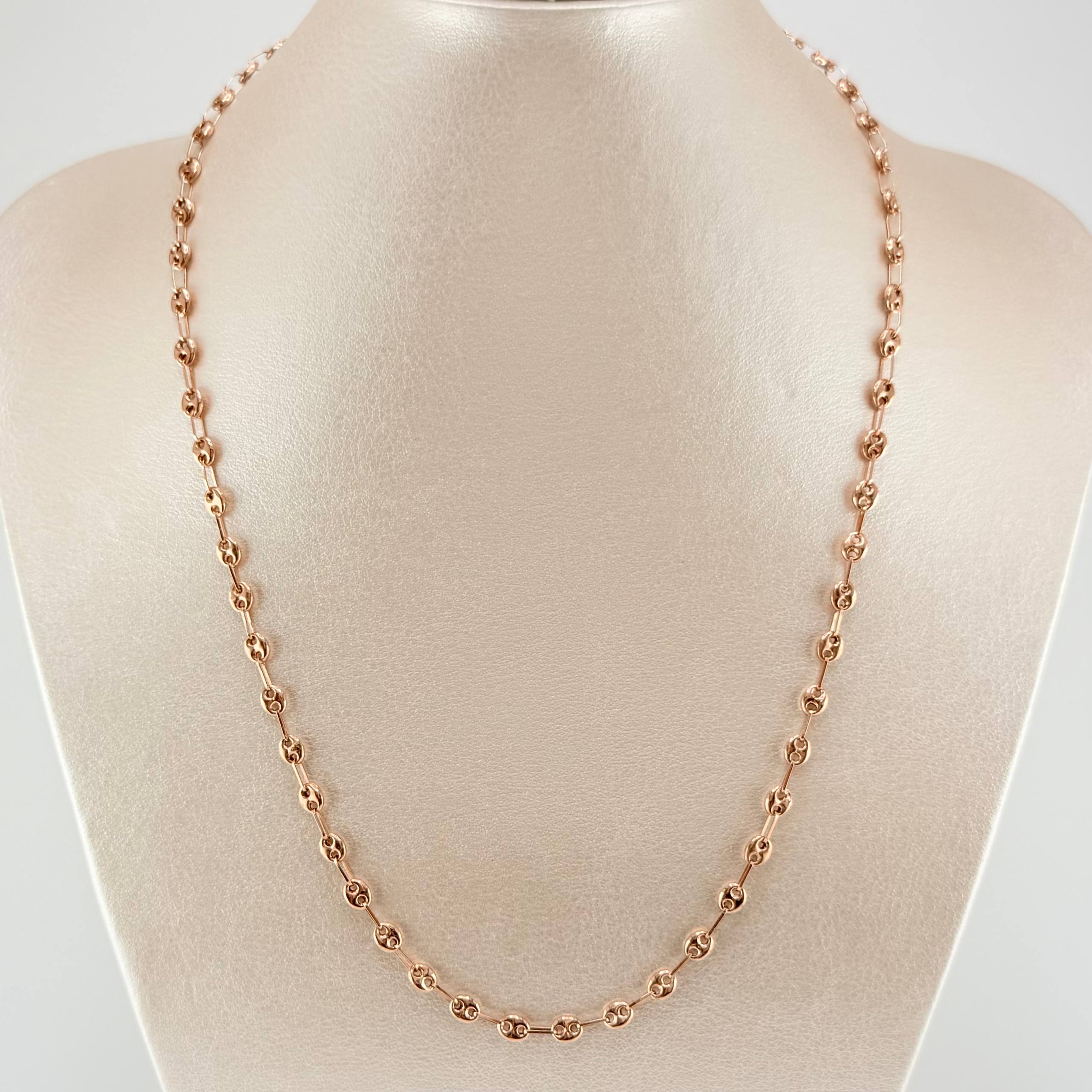 Cadena GC 5.75gr / 4.1mm Oro Rosa 18K