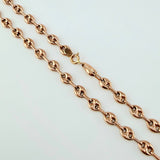 Cadena GC 8.25gr / 5.1mm Oro Rosa 18K