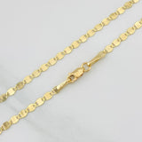 Cadena Escalera Plana 2.3g / 18 in / 2.34mm Oro Amarillo 18K