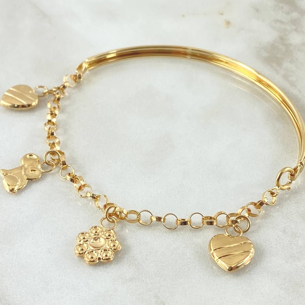 Pulso Charms 5.8gr / 19cm / Oro 18K