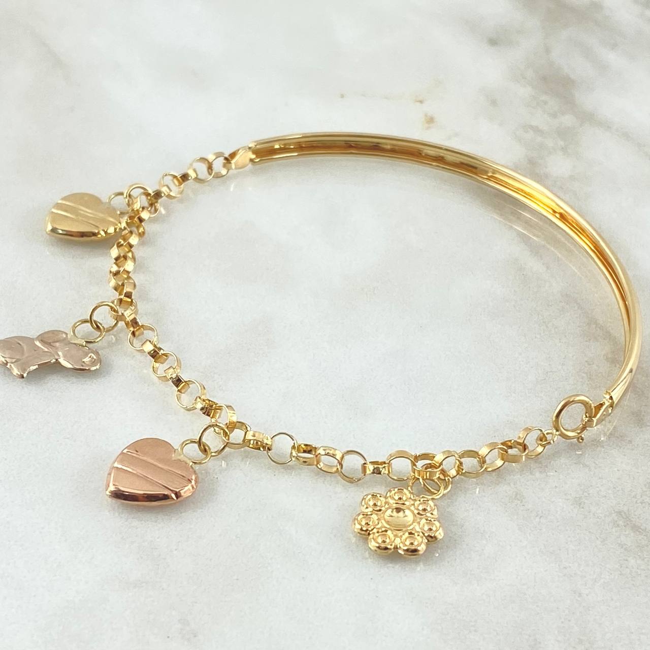 Pulso Charms 5.7gr / 19cm / Oro 18K