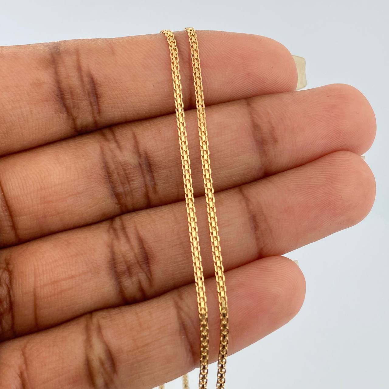 Bismark Chain 3.2gr / 23 1/2 in / 1.3mm Yellow Gold +1 18K $