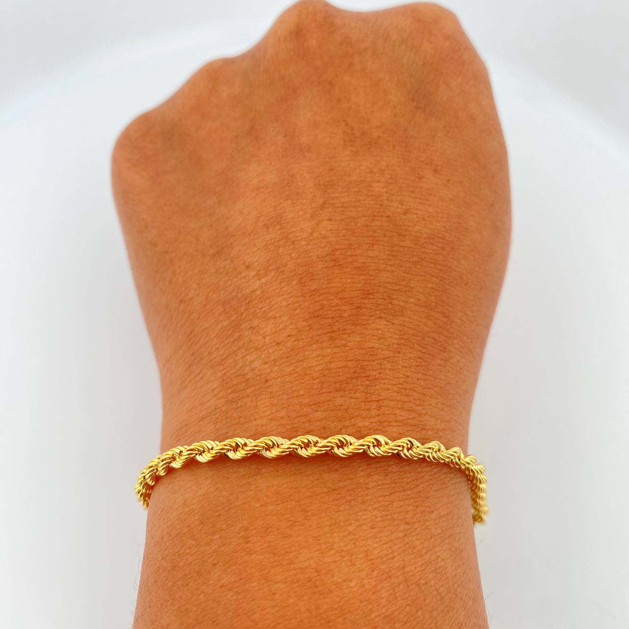 Rope Bracelet 2.7gr / 7 in / 3.01mm Yellow Gold +3 18K $