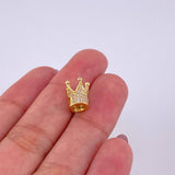Charm Crown 1.7g / 1/4 in 18K Yellow Gold