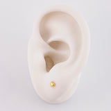 Heart Top Piercing 0.2g / 1/2 in 18K Yellow Gold