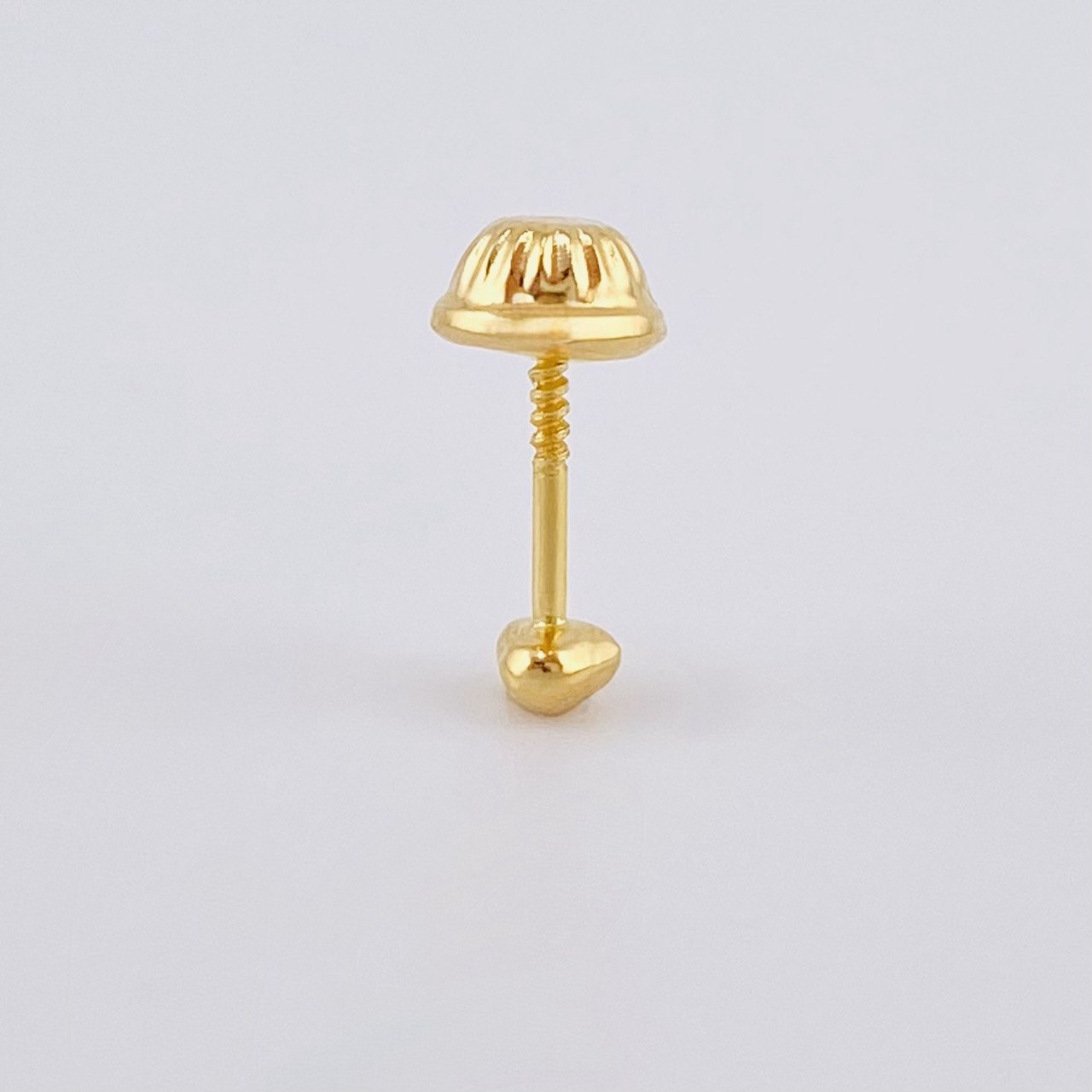 Heart Top Piercing 0.2g / 1/2 in 18K Yellow Gold