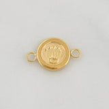 Herraje Corona 0.8g / 3/4 in Oro Amarillo 18K