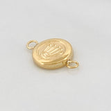Herraje Corona 0.8g / 3/4 in Oro Amarillo 18K