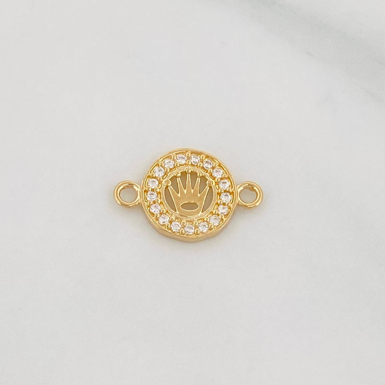 Herraje Corona 0.65g / 1/2 in Oro Amarillo 18K
