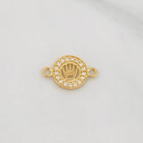 Herraje Corona 0.65g / 1/2 in Oro Amarillo 18K