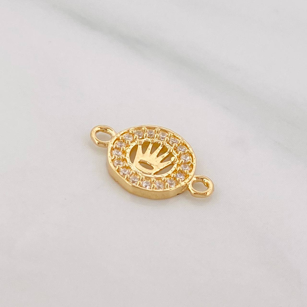 Herraje Corona 0.65g / 1/2 in Oro Amarillo 18K
