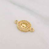 Herraje Corona 0.65g / 1/2 in Oro Amarillo 18K