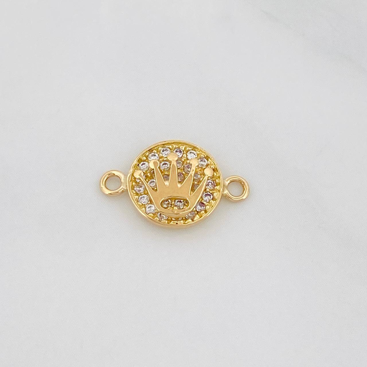Herraje Corona 0.9g / 1/2 in Oro Amarillo 18K