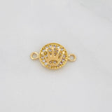Herraje Corona 0.9g / 1/2 in Oro Amarillo 18K