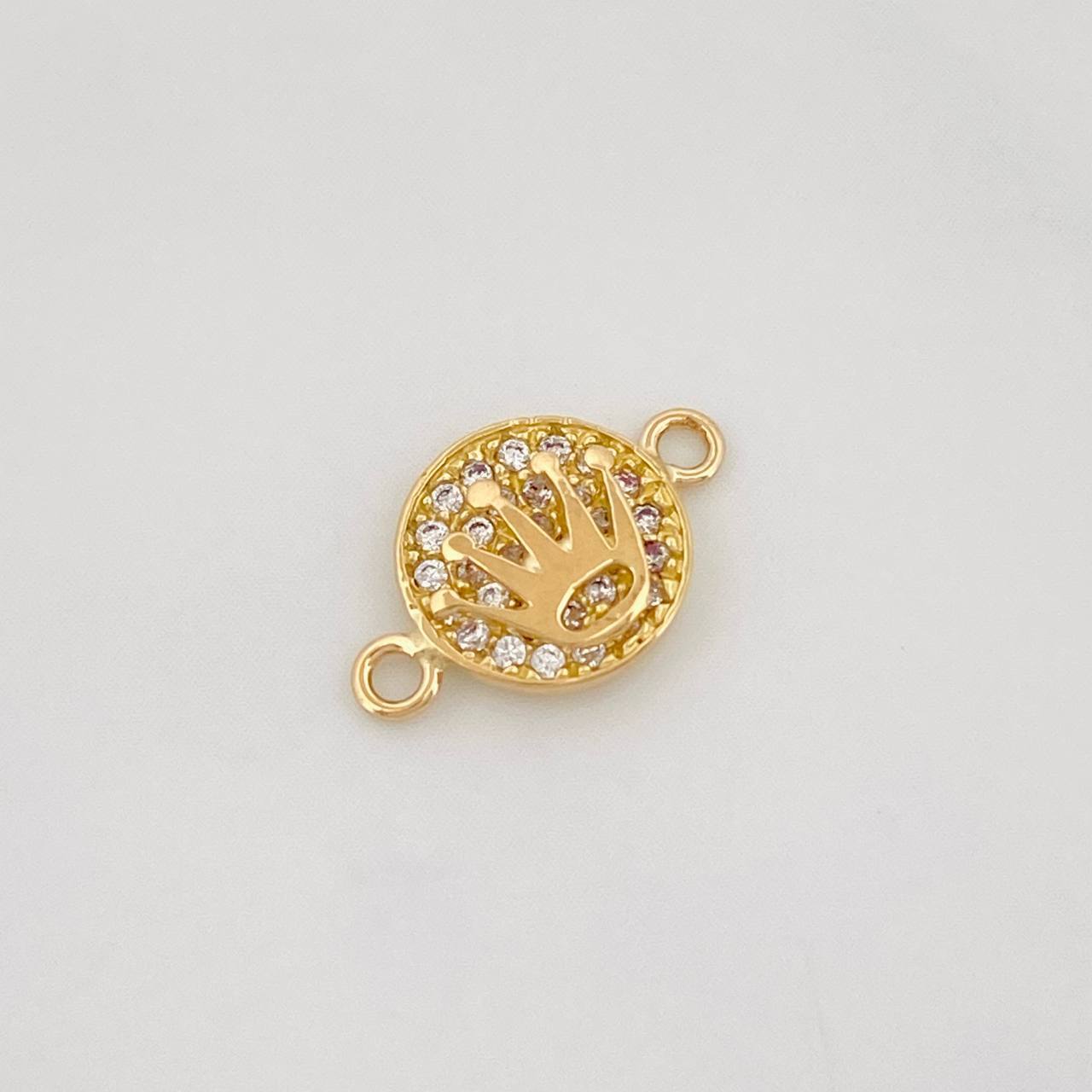 Herraje Corona 0.9g / 1/2 in Oro Amarillo 18K