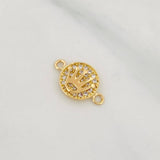 Herraje Corona 0.9g / 1/2 in Oro Amarillo 18K