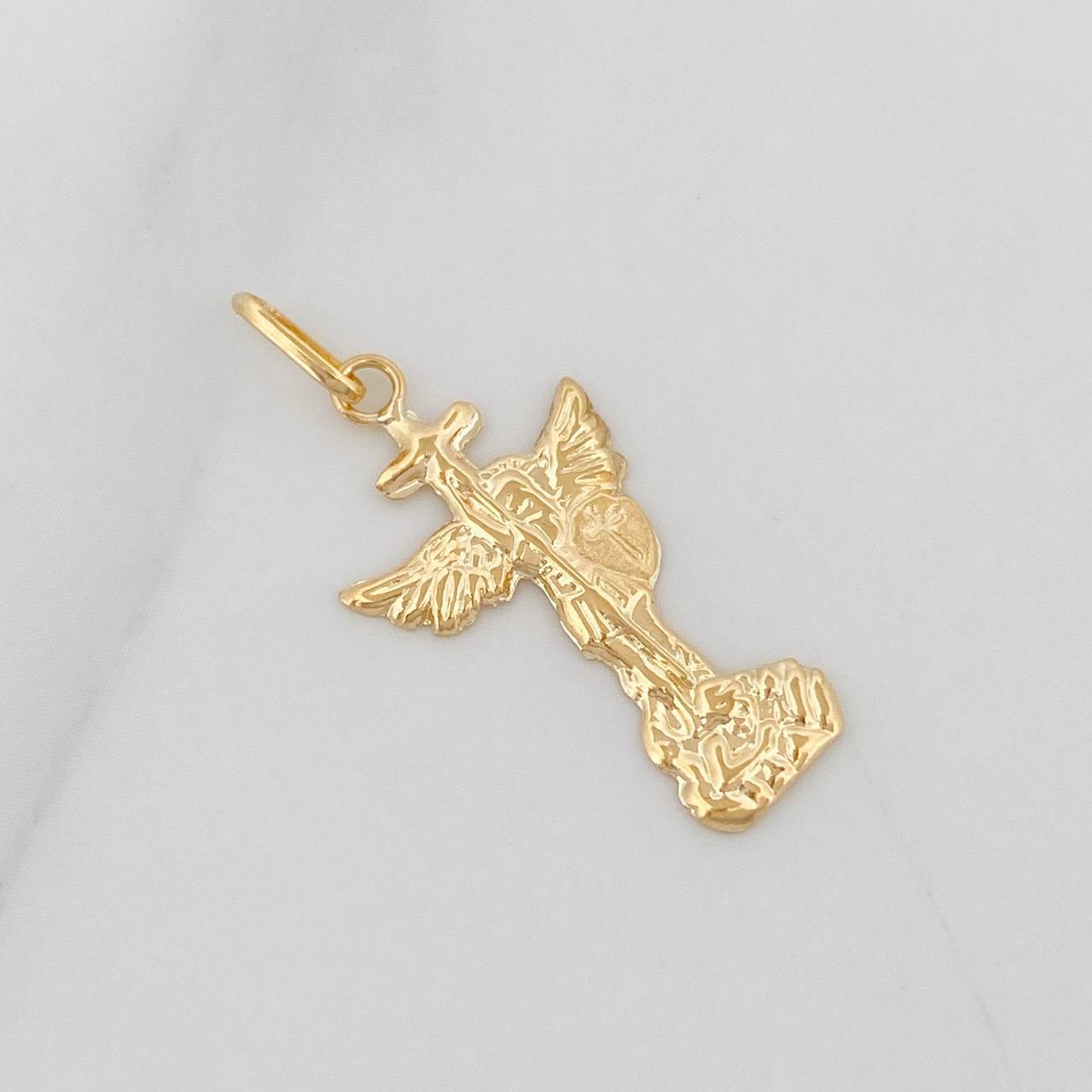 Dije San Miguel Arcangel 0.65g / 1 in Oro Amarillo 18K