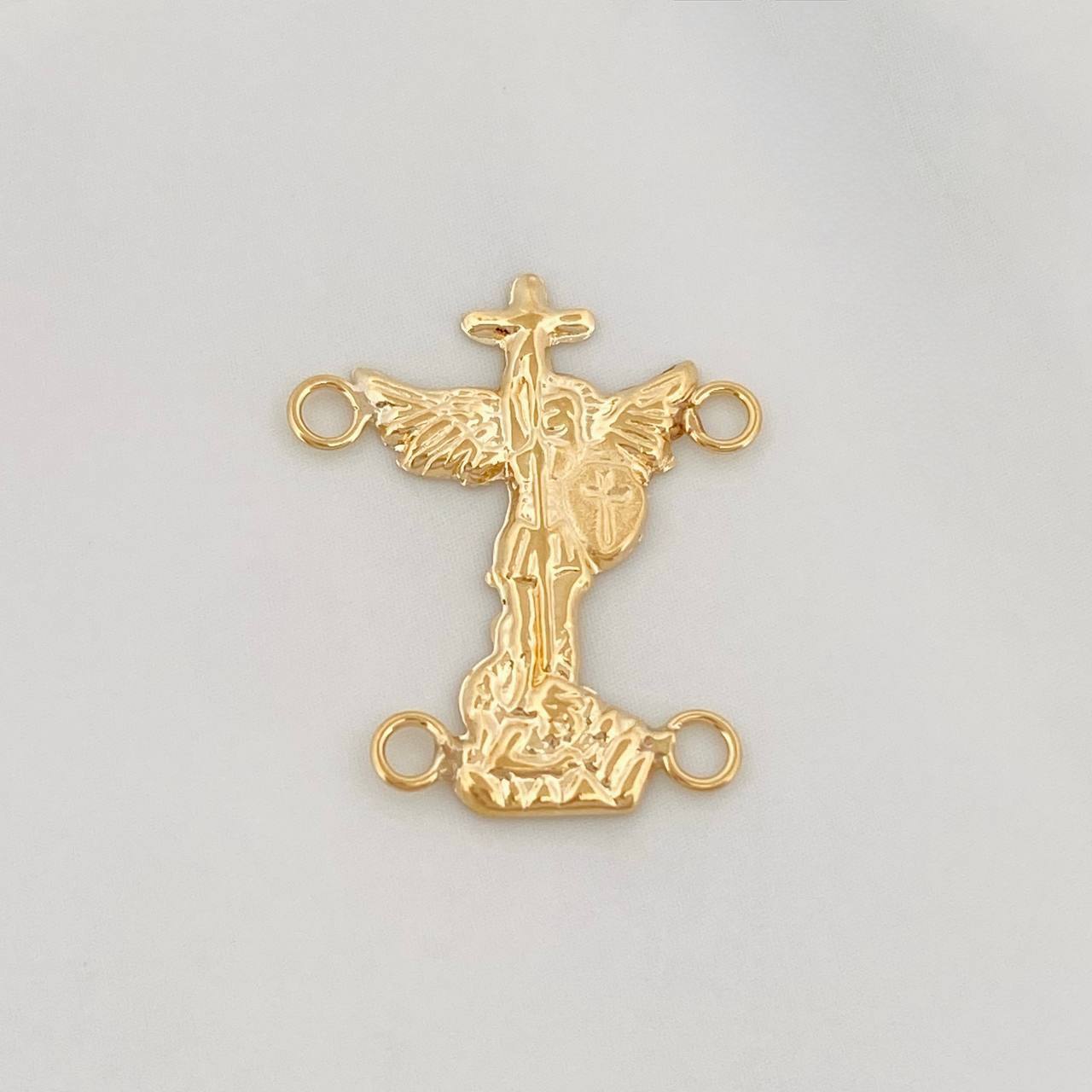 Herraje San Miguel Arcangel 0.65g / 3/4 in Oro Amarillo 18K