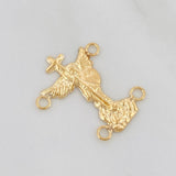 Herraje San Miguel Arcangel 0.65g / 3/4 in Oro Amarillo 18K