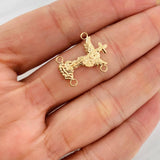 Herraje San Miguel Arcangel 0.65g / 3/4 in Oro Amarillo 18K