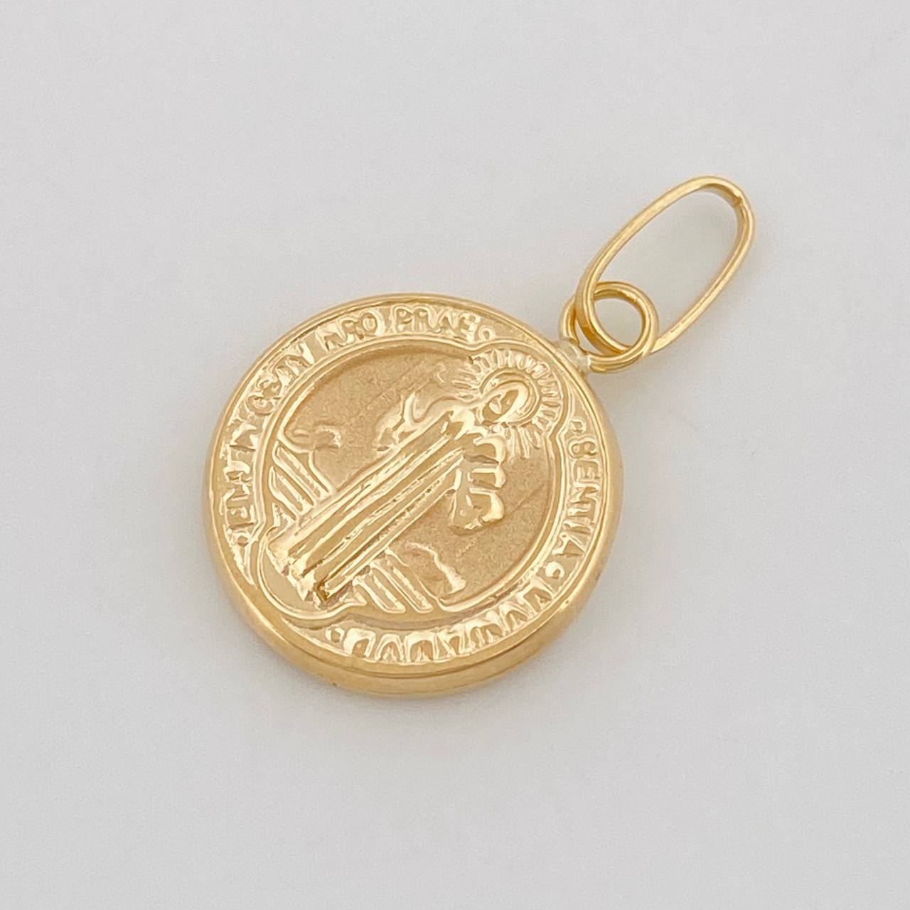 Dije San Benito 0.55g / 3/4 in Oro Amarillo 18K